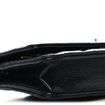 Caviar Quilted CC Turnlock Wallet On Chain WOC Black
