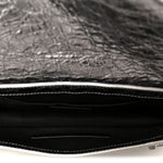 Metallic Agneau Arena Small Le Cagole Sling Bag Silver