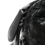 Nappa Intrecciato Crossbody Messenger Black