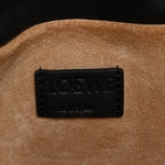 Nappa Medium Flamenco Knot Bag Black