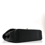 Lambskin Small Chain Handle Flap Bag Black