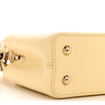 Taurillon Snakeskin Mini Capucines Banane