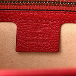 GG Supreme Monogram Small Queen Margaret Top Handle Bag Red