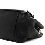 Lambskin Pearl Obsession Flap Black