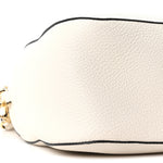 Vitello Daino Small Shoulder Bag White