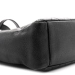 Caviar Quilted Petit Shopping Tote PST Black