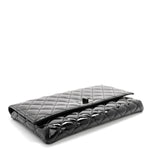 Patent Calfskin Quilted Reissue 2.55 Clutch So Black