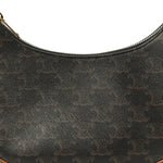 Triomphe Canvas Calfskin Ava Shoulder Bag Tan