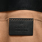 Calfskin Matelasse Mini GG Marmont Shoulder Bag Black
