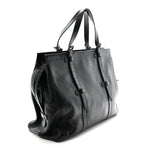 Piuma Lux Energy Monochrome Tonal GG Medium Tote Bag Black