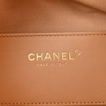 Caviar Quilted Medium Chanel 25 Handbag Beige