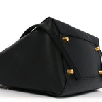 Grained Calfskin Mini Belt Bag Black