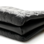 Lambskin Embossed Monogram Coussin MM Black