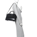 Shiny Lord Calfskin Small Antigona Black