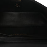 Lambskin Quilted Mini Rectangular Flap Black