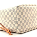 Damier Azur Neo Neverfull MM Rose Ballerine