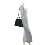 Soft Calfskin Lockme Ever MM Black