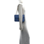 Dollar Calfskin Small Interlocking G Shoulder Bag Caspian