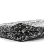 Printed Calfskin Quilted Chanel 22 Black