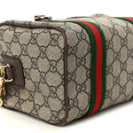 GG Supreme Web Mini GG Top Handle Bag Beige Ebony New Acero