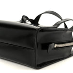 Spazzolato Mini Re-Edition 1995 Double Handle Handbag Black