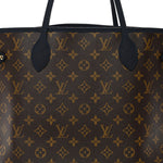 Monogram Calfskin Neo Neverfull Inside Out MM Navy