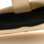 Calfskin 3D Glam Inside Jitney Shoulder Bag Beige