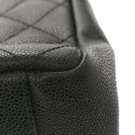 Caviar Quilted Grand Shopping Tote GST Black