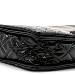 Patent New Medium Boy Reverso Flap Navy