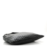 Calfskin Intrecciato Small Hop Black