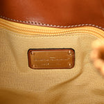 Straw Floral Belt Shoulder Bag Multicolor Tan