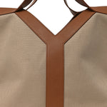 Canvas Y Tote Beige Brick