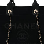 Mixed Fibers Small Deauville Tote Black