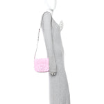 Nappa Atelier 03 Rose Edition Small Flap Crossbody Bag Pink Borealis