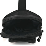 Nylon Logo Explorer Crossbody Messenger Bag Black