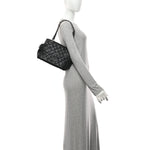 Caviar Quilted Petit Timeless Tote PTT Black