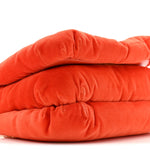 Velvet Mini Goya Puffer Bag Orange
