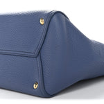 Calfskin Tote Blue