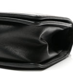 Calfskin Quilted Medium Boy Flap Black