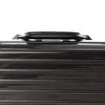 Gloss Polycarbonate Suitcase Compact Brown