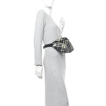 Canvas Check Essential Belt Bag Black Calico