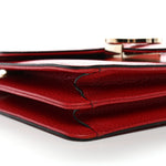 Dollar Calfskin Small Interlocking G Shoulder Bag Red