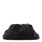 Smooth Butter Calf The Pouch Oversized Clutch Black