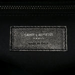 Calfskin Y Quilted Monogram Large Loulou Chain Satchel Black