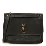 Grained Lambskin Monogram Large Niki Chain Satchel Light Musk