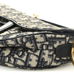 Oblique Saddle Bag Blue