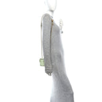 Lambskin Quilted Pearl Crush Mini Vanity Case With Chain Light Green