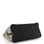 Toile H Buffle Skipper Garden Party 36 MM Tote Black