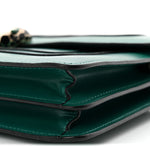 Calfskin Serpenti Forever Snake Strap Crossbody Bag Emerald Green