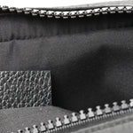Nylon Monogram Fanny Pack Belt Bag Black